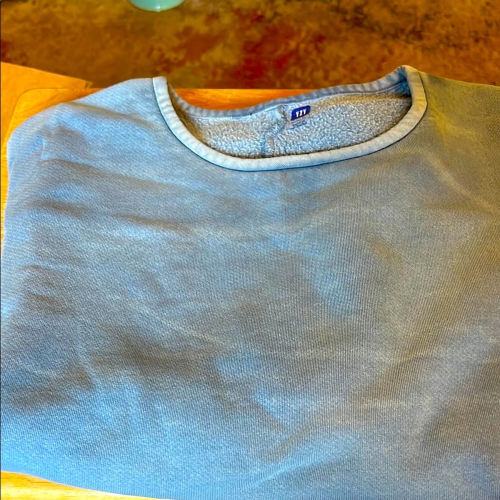 Yeezy Gap Fleece Yoke Tee Payment blue grey Unreleased Balenciaga Men’s Medium